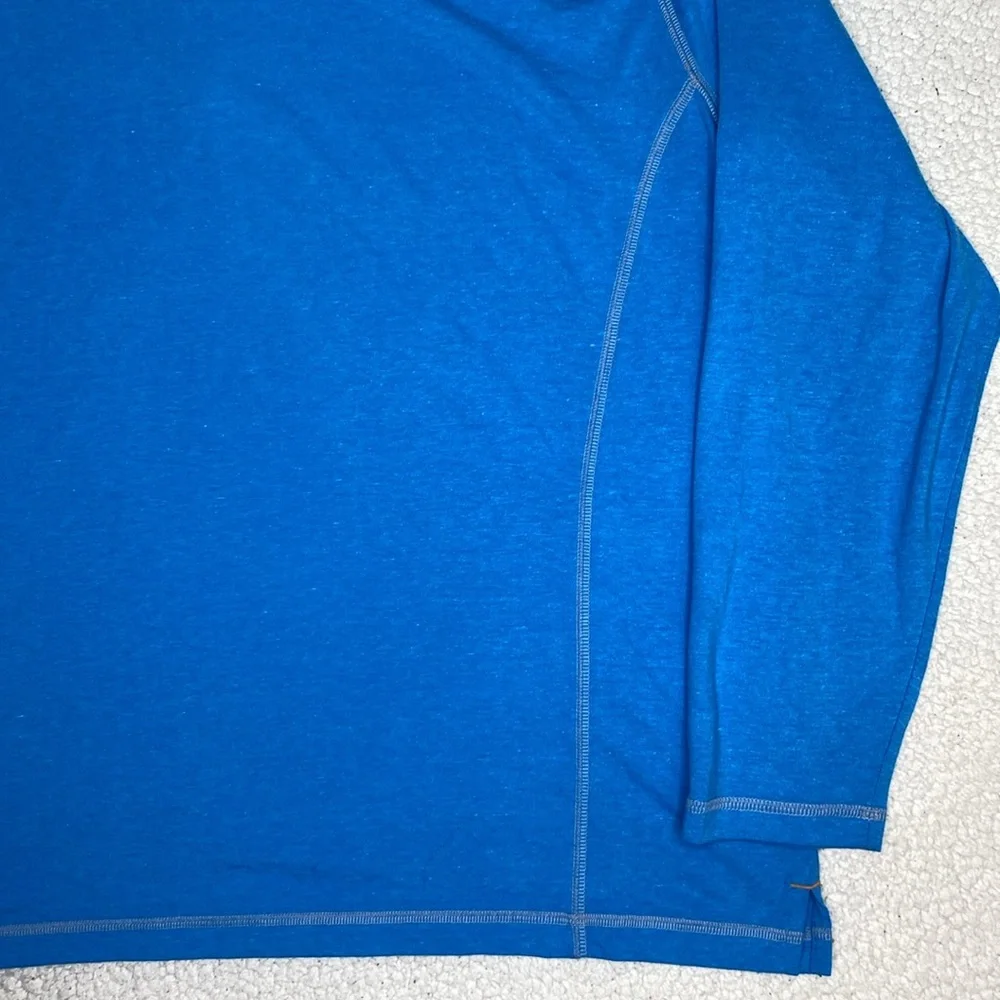 Orvis Sandy Point Blue Lightweight 1/4 Zip Pullover: Size Extra Large